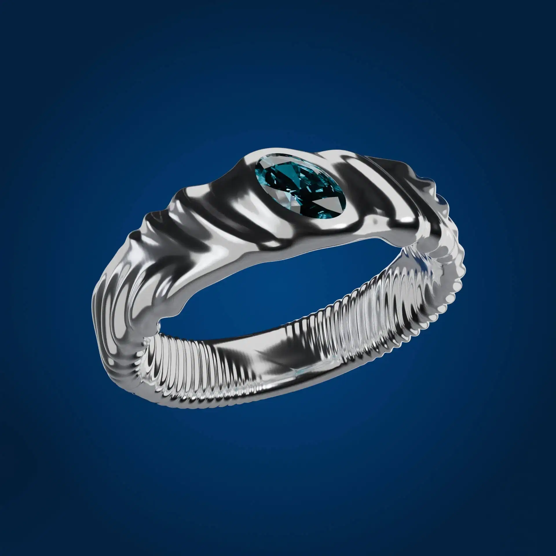 Vòrtex - Rings artesanal de plata - Vista principal