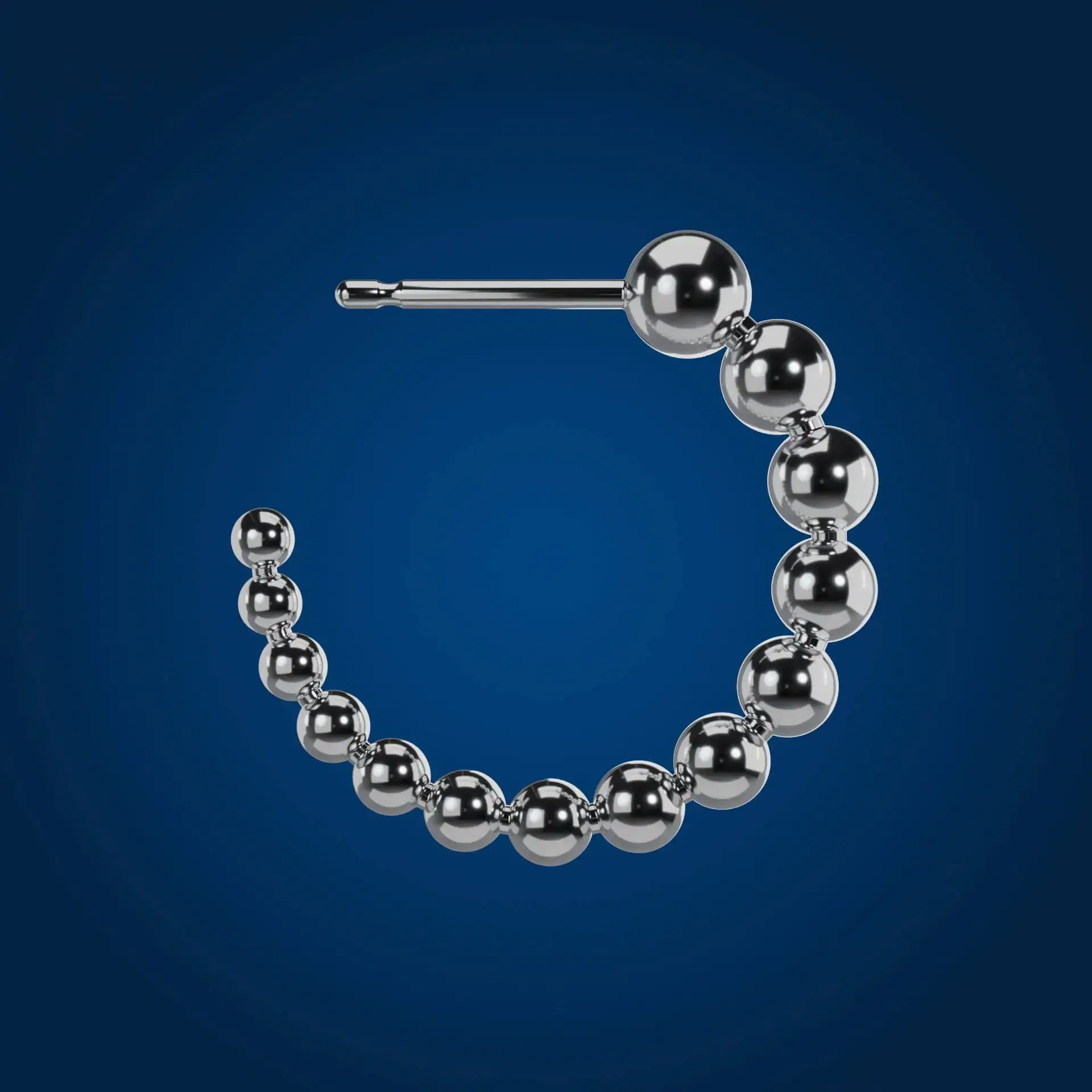 Òrbita - Earrings artesanal de plata - Vista principal