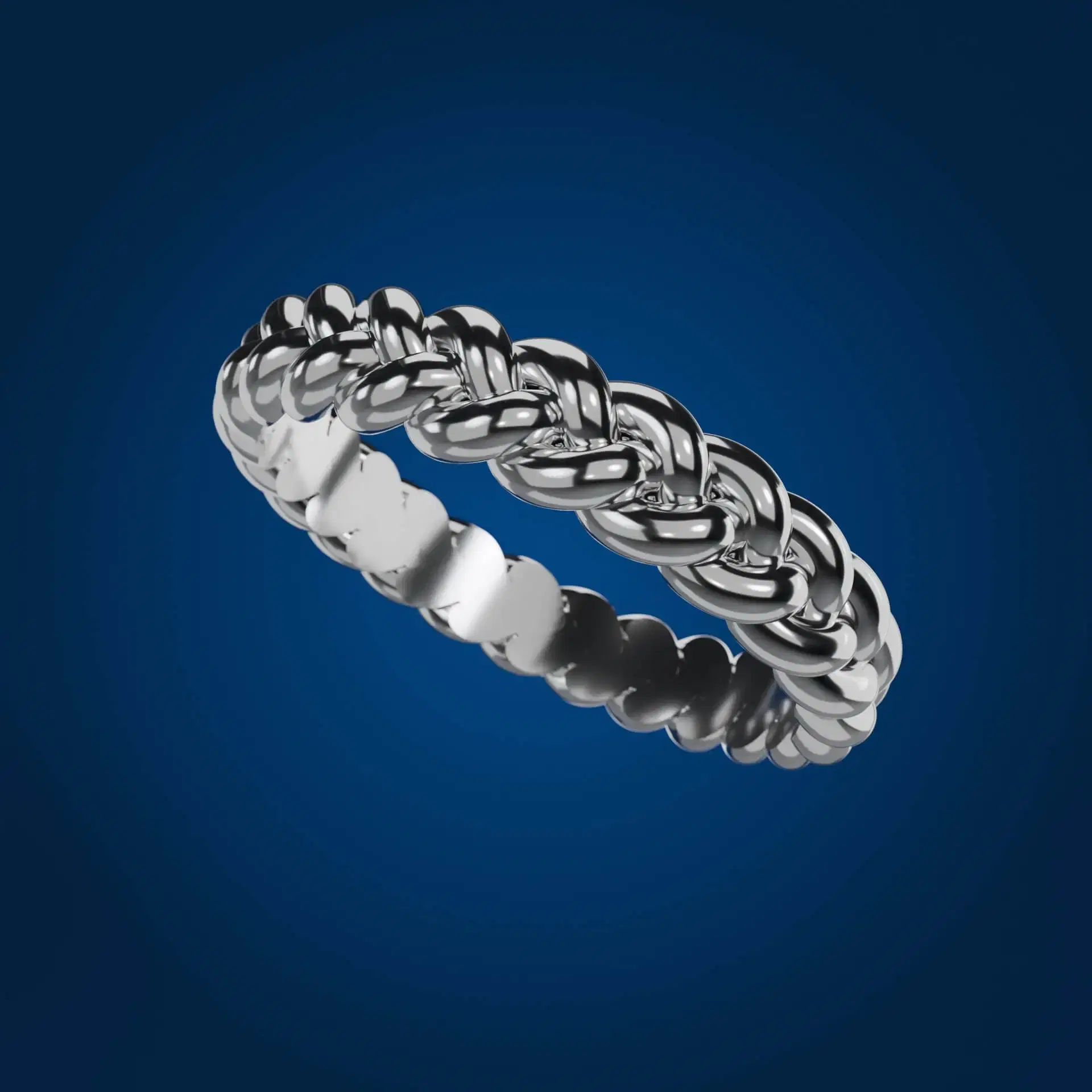 Trena - Rings artesanal de plata - Vista principal