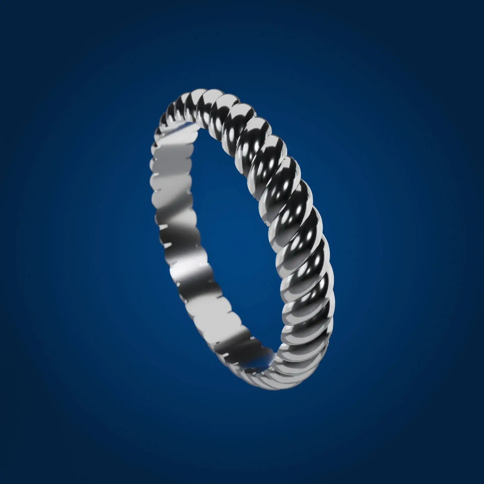 Corda - Rings artesanal de plata - Vista principal